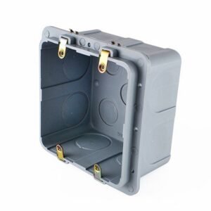 CAJA PLÁSTICA CUADRADA POLIPROPILENO HONDA 10X10 GRIS - PROELECTRICOS 1121700135