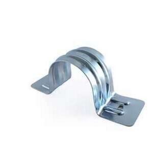 GRAPA GALVANIZADA 1-1/4 EMT DOBLE OREJA PARA TUBERIA PVC - PROELECTRICOS 2111E01155