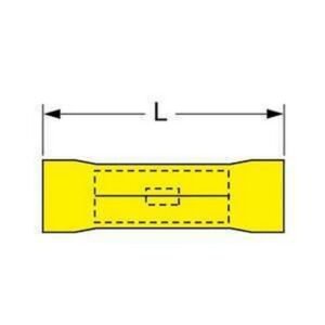 TERMINAL AISLADA 3M EMPALME TUBULAR 12-10 AWG AMARILLA PRO - 3M