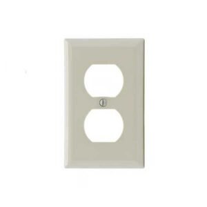 TAPA PLASTICA TOMA DOBLE MARFIL - IMPORT