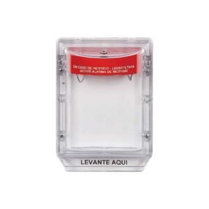 CUBIERTA PROTECTORA PARED CON SIRENA "INCENDIO" - STI