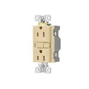 TOMA GFCI DE 15 AMPERIOS 125 VOLTIOS CON TAPA COOPER EATON - COOPER-EATON MGF15I-VGF15V