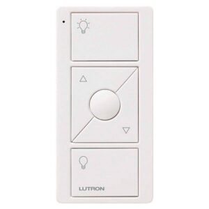 CONTROL PICO DE 3 BOTONES ON/OFF/ESCENA/DIMERIZABLE LUTRON PJ2-3B-GWH-L01 - LUTRON PJ2-3BRL-GWH-L01
