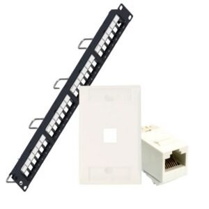 KIT HERRAJE 24P 1U+JACK BLANCO +FACEPLATE 1P CAT 6 SL - GENERAL