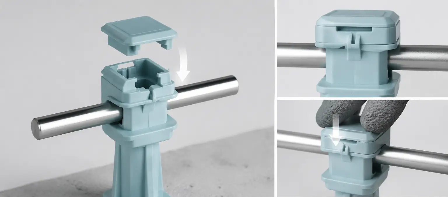 SOPORTE ALAMBRE-ALUMINIO 8-10 _ FIJACIÓN SEGURA Y PROFESIONAL CON TECNOLOGÍA DEHN