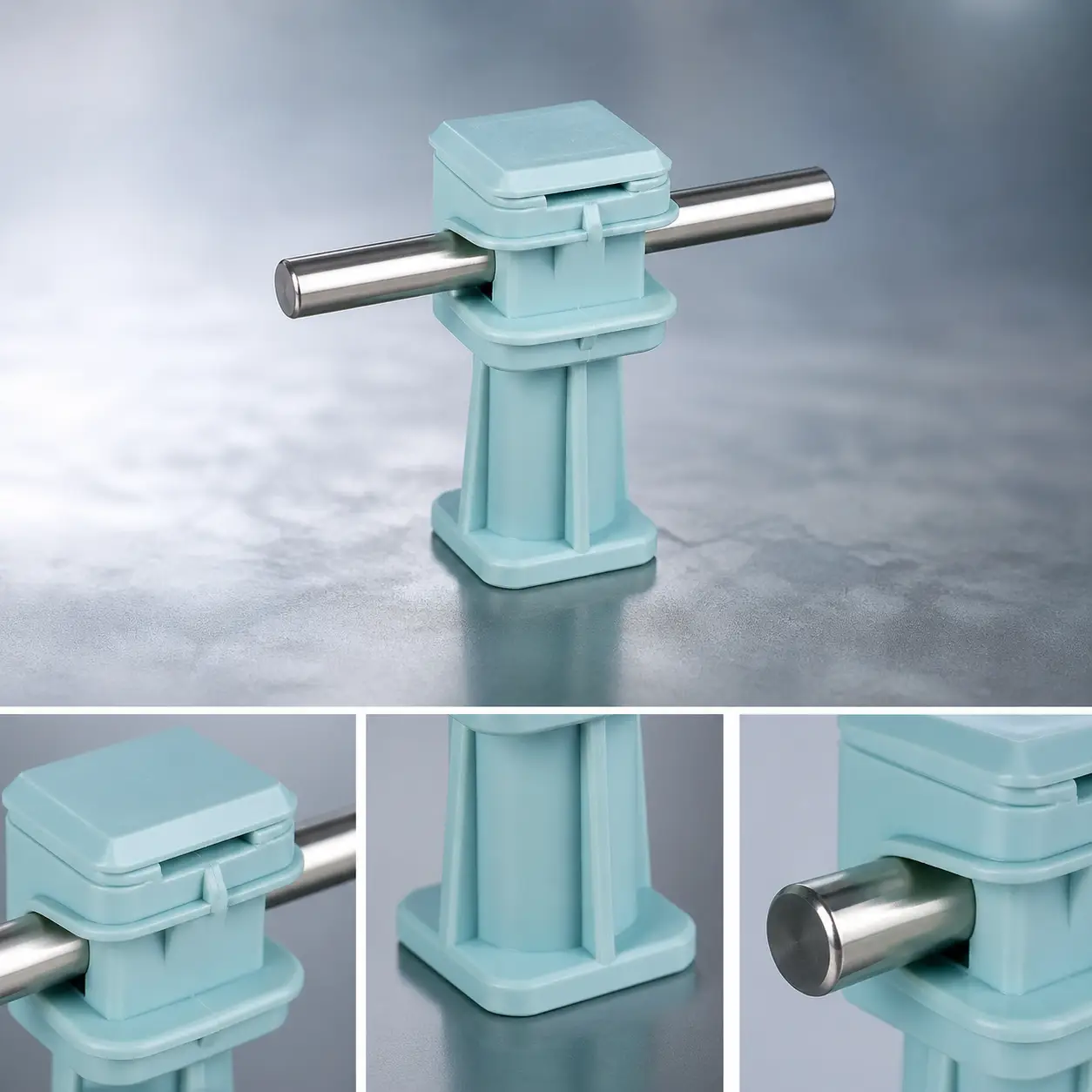 Soporte alambre-alumuminio 8-10 altura 36MM dehnsnap dehn 204004