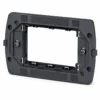 Soporte living negro Light 3 modulos air planos BTicino