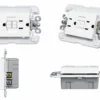 Toma Light gfci con polo 15A 3 modulos blanco BTicino ref. N4188GFG6