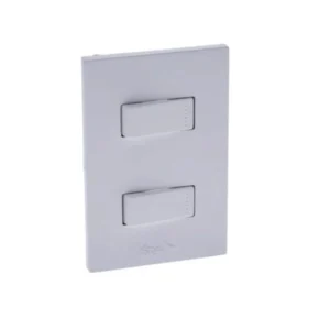 INTERRUPTOR DOBLE 10A/127V ASTRAL BLANCO - CILES - PT144102-B