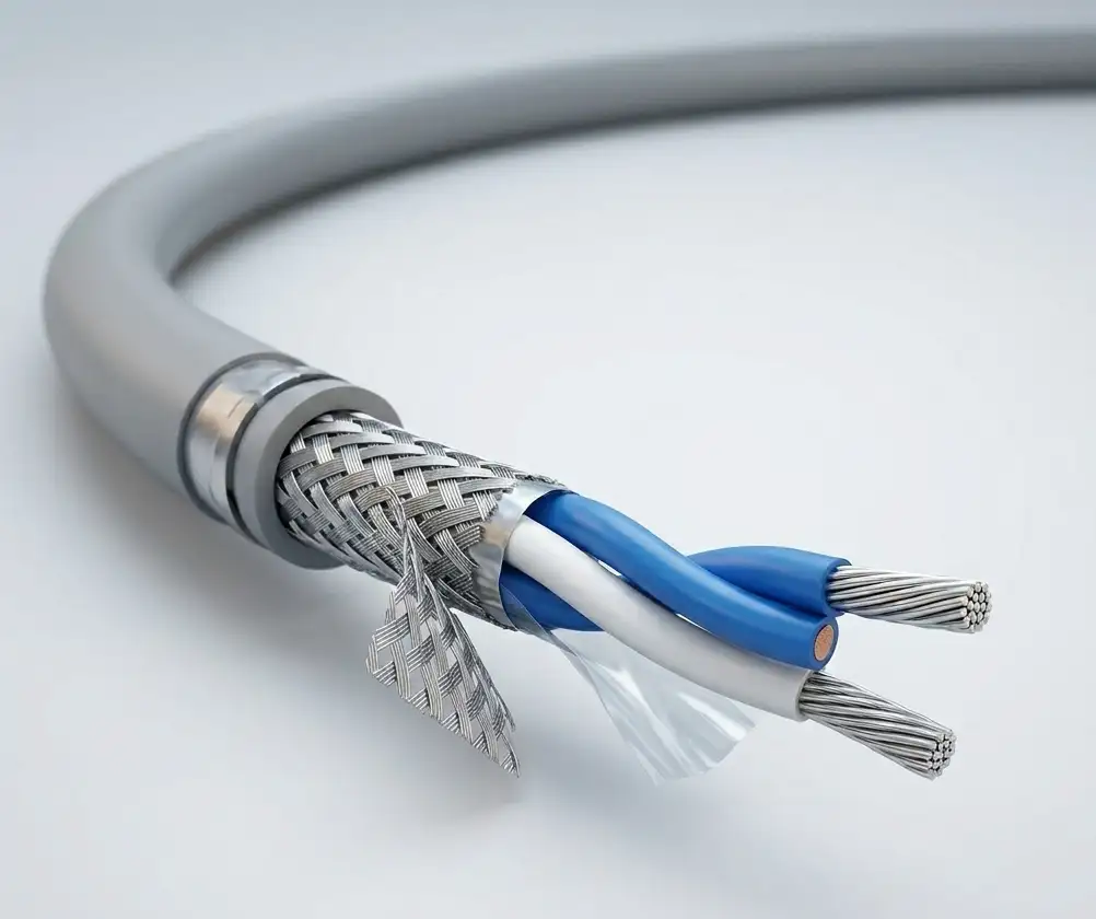 Cable modbus RS485 4X(2X24) con 24D fo-mall-cu90% sf/UTP-fr-PVC 120ω am Teldor ref. 9392004105