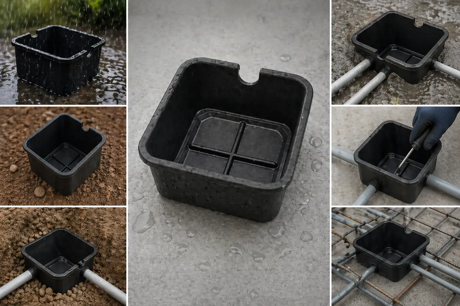 Caja inspeccion 30X30X20 p.tierra polipropileno genérico spt