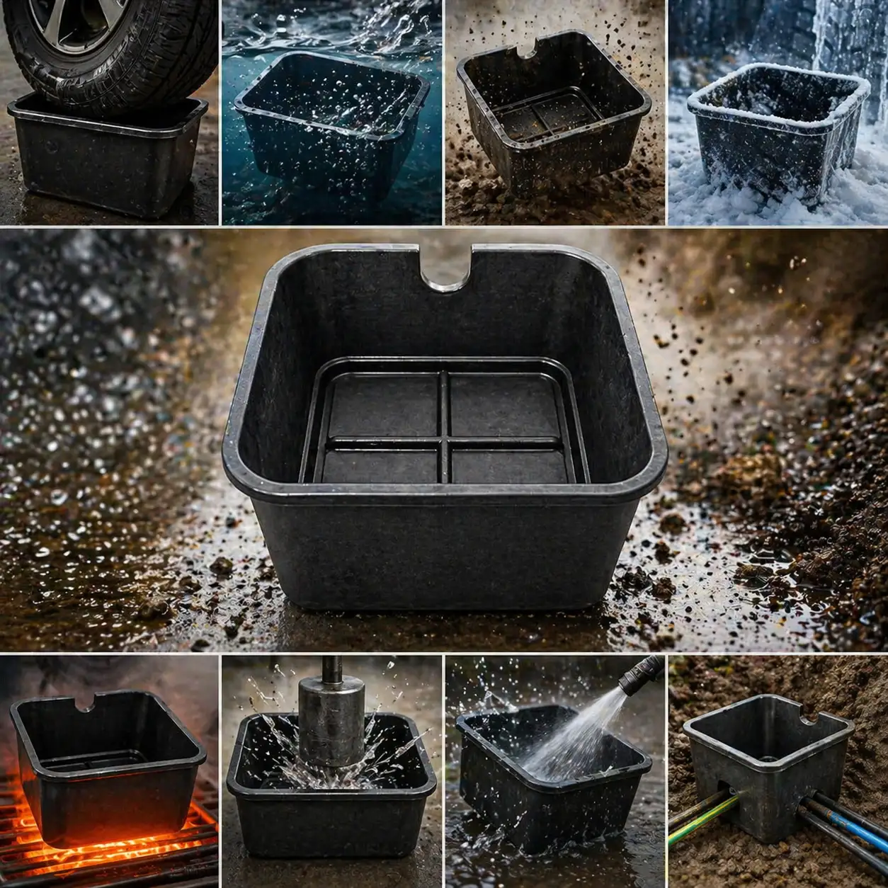 Caja inspeccion 30X30X20 p.tierra polipropileno genérico 