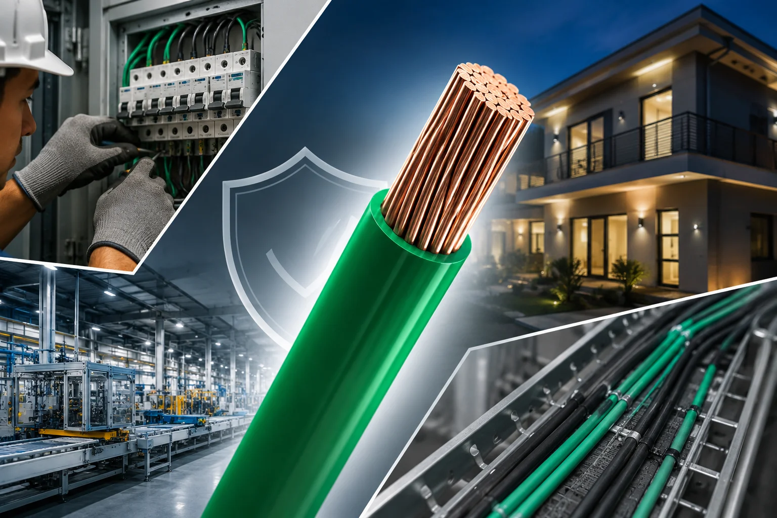 Cable Thhn-2 Tc 7H Cu Prc 6 Verde Prysmian - Procables Ref. 31353169905C