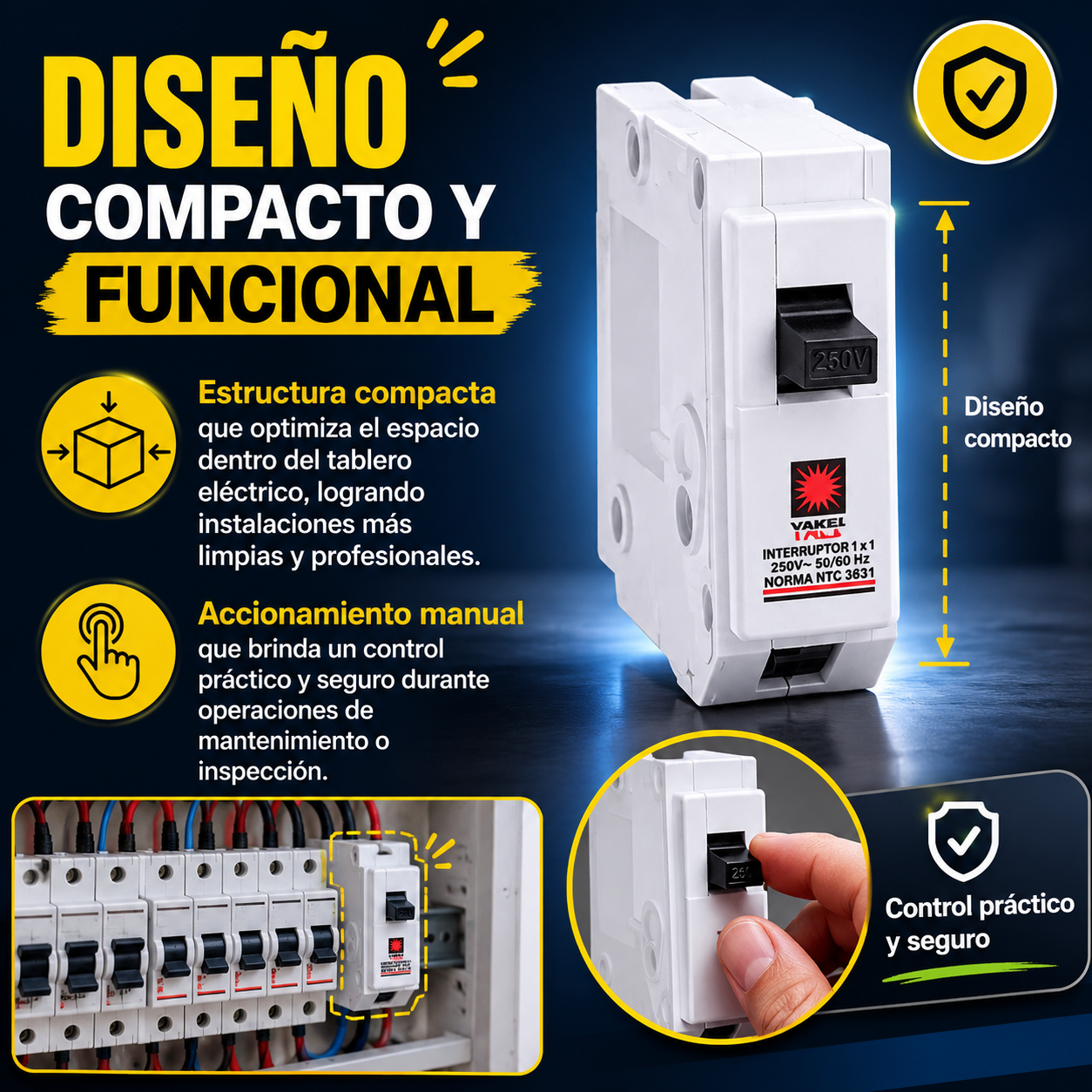 Taco Enchufable St19Mm 1X20A Legrand Ref. 19E1020-M 