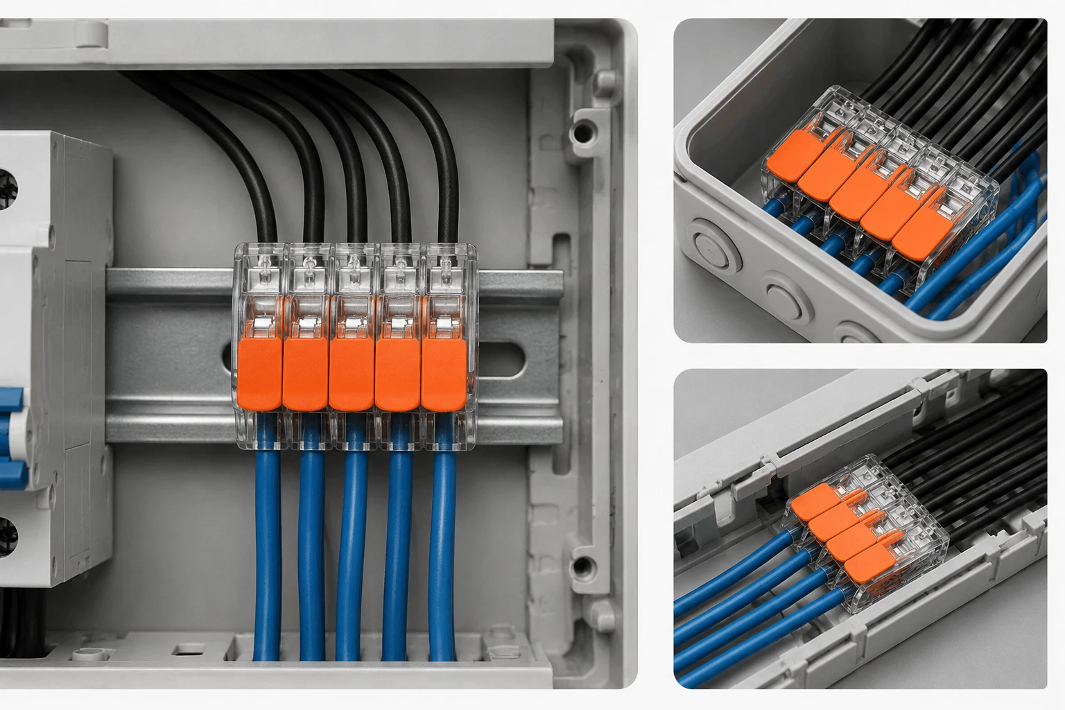 Conector Wago Pala Tras 24-12Awg 5Pol