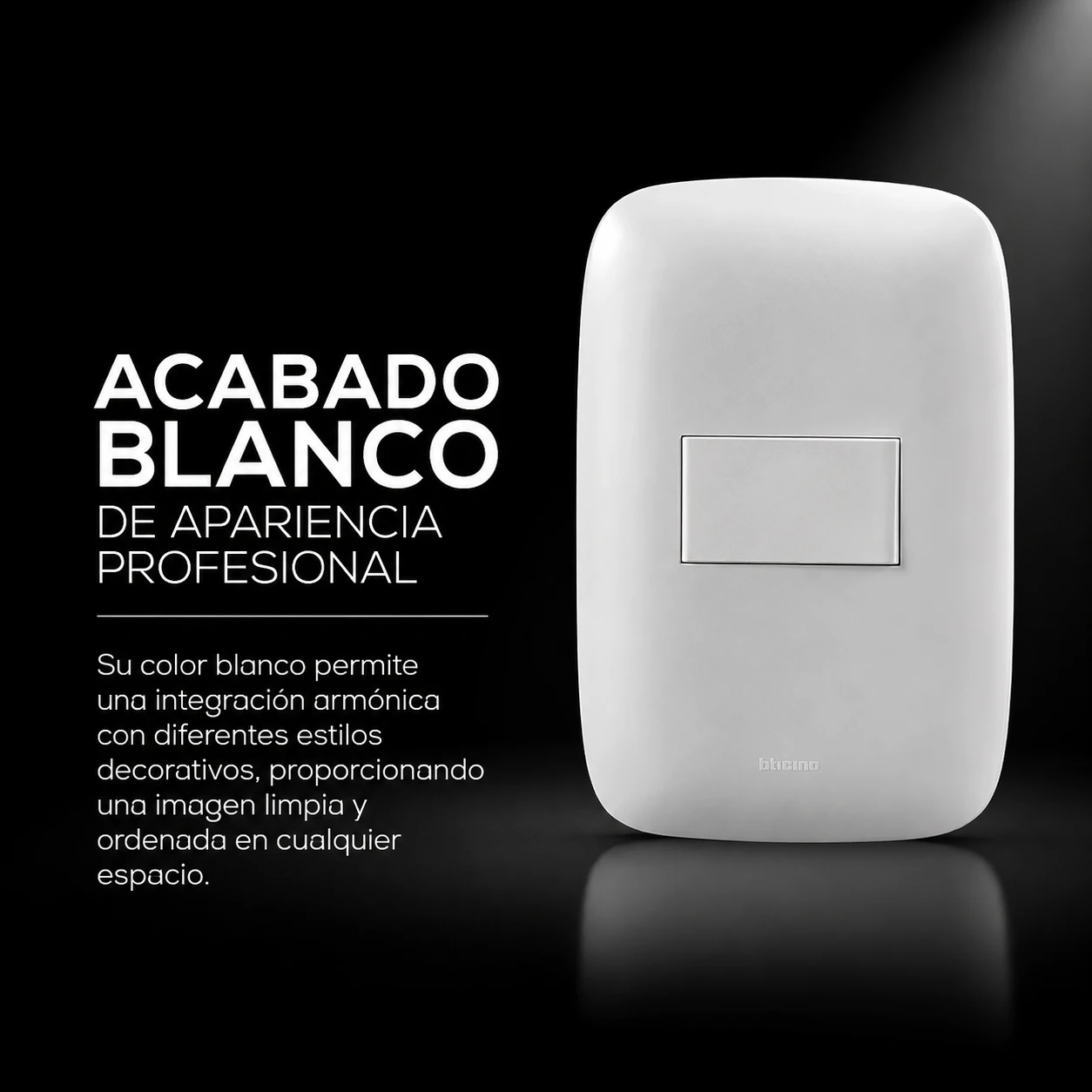 Interruptor Galica-2 Sencillo Blanca Legrand Ref. Gl2-010B