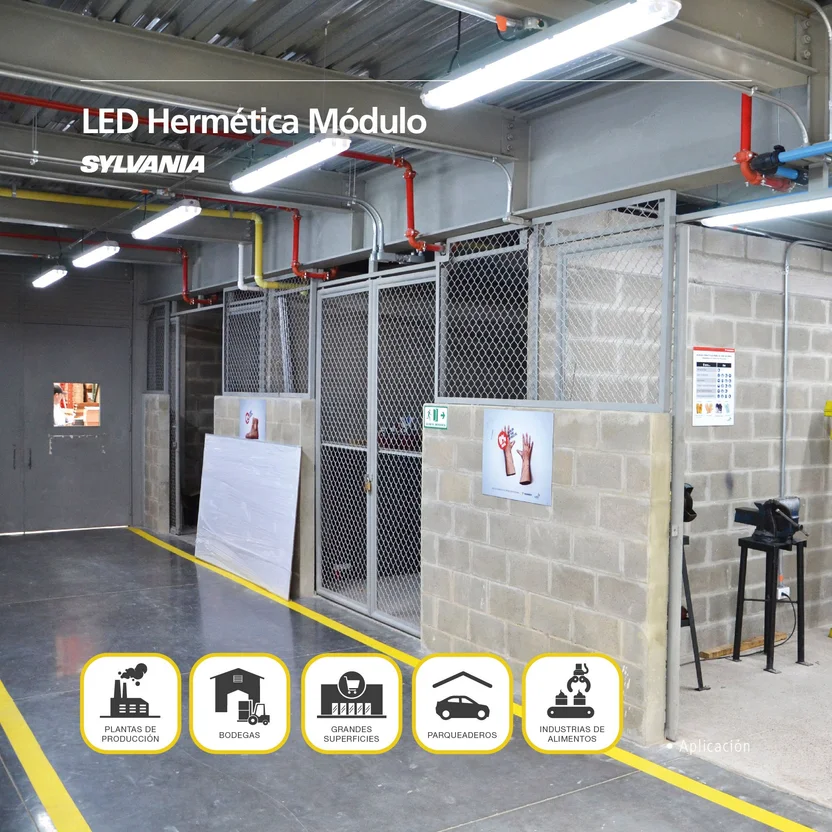 Led Hermetica 18W Dl Unv Sylvania Ref. P25607-36 D24358
