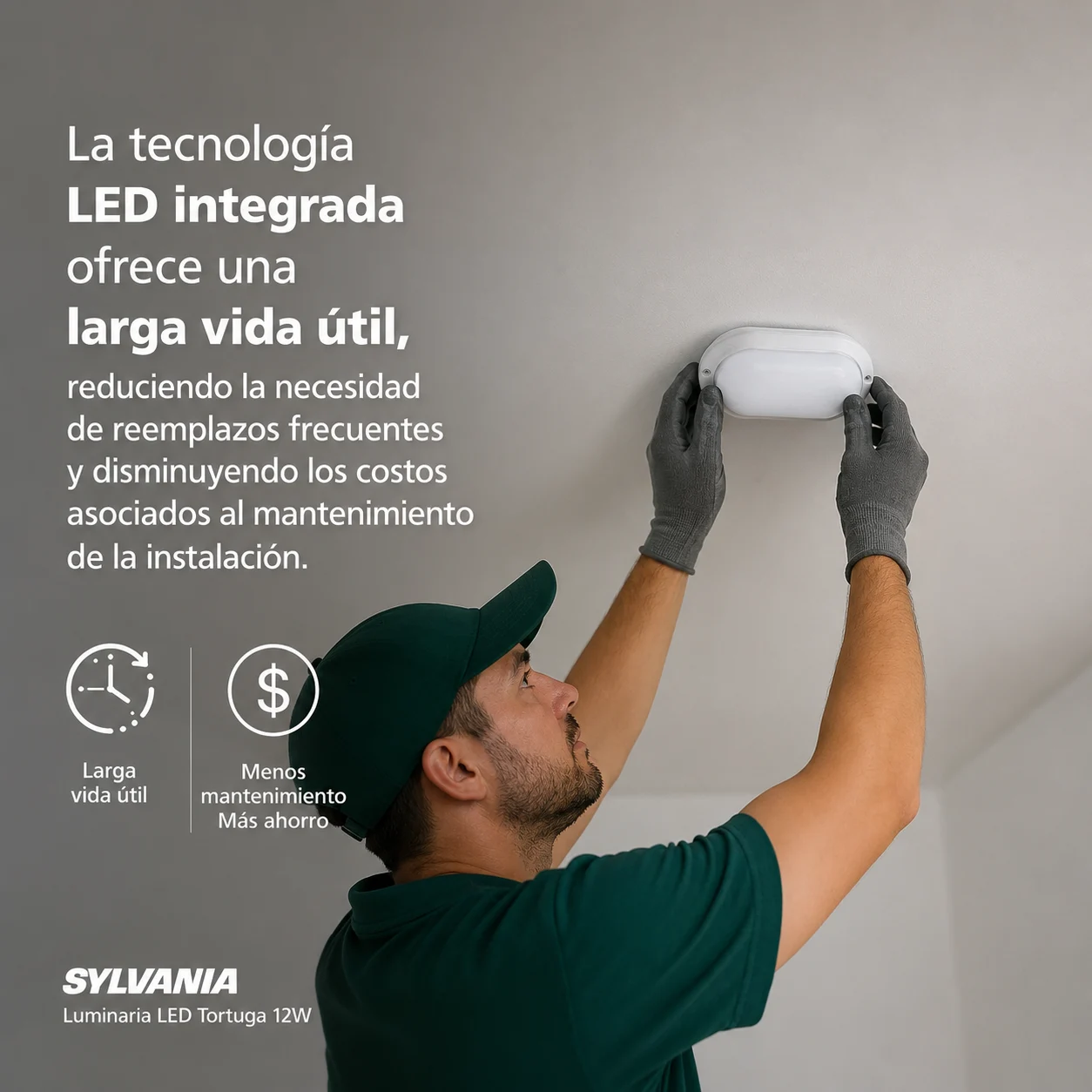 Luminaria Led Tortuga 12W Dl St Sylvania Ref. P29705-12 