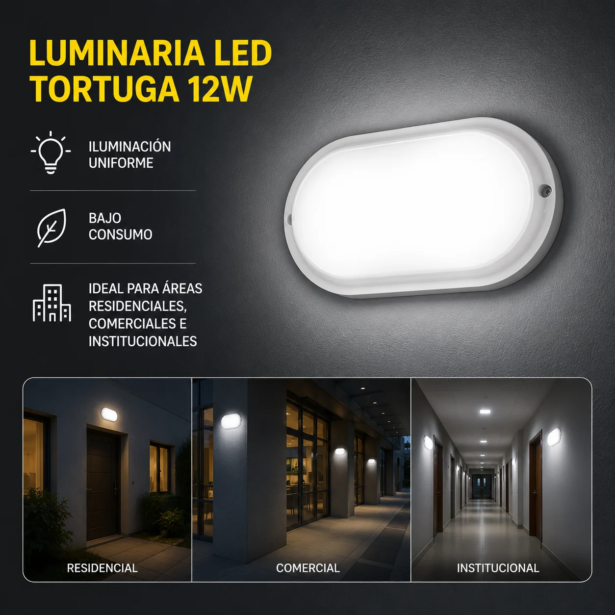 Luminaria Led Tortuga 12W Dl St Sylvania Ref. P29705-12