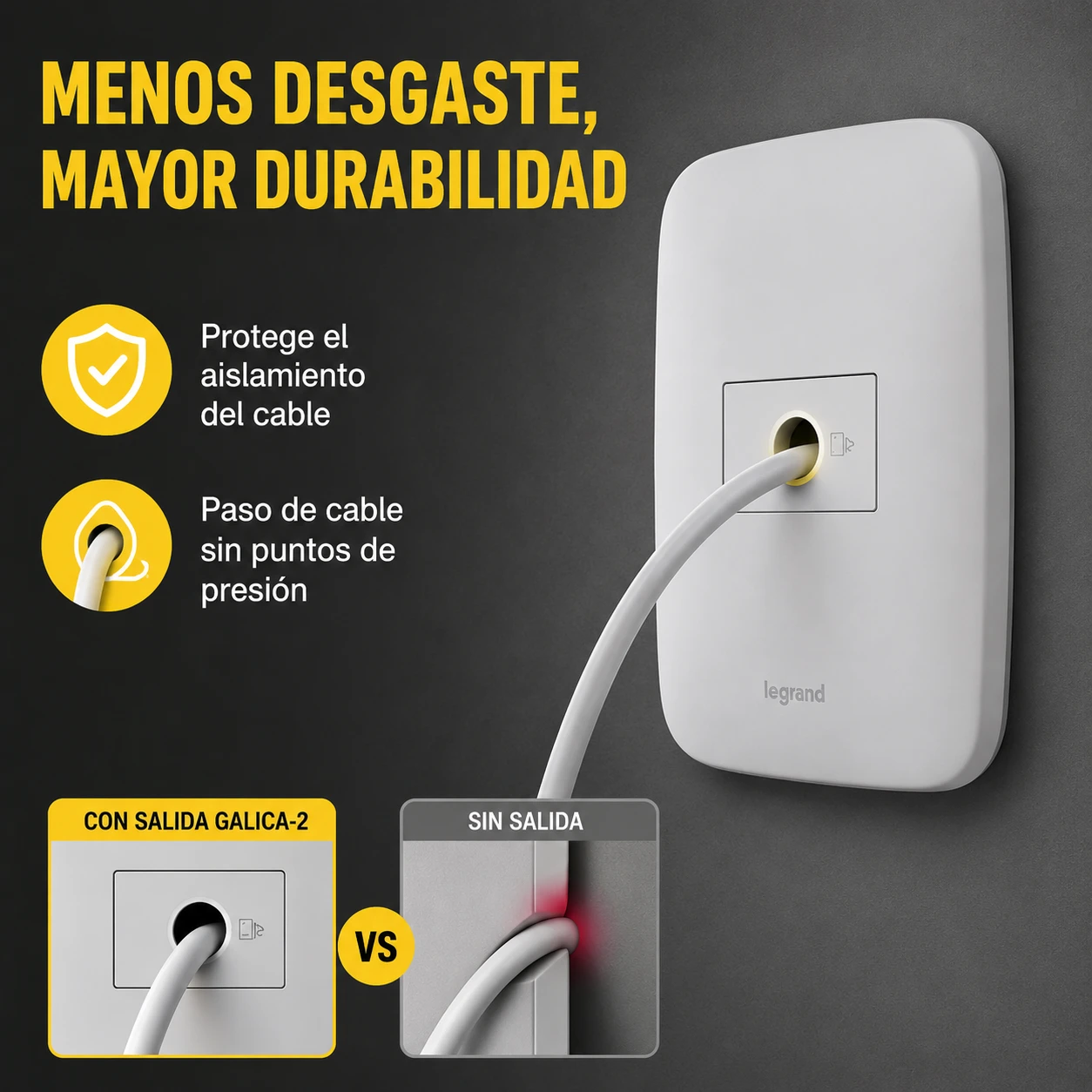 Alida Galica-2 Cordón Blanca- Legrand Gl2-060B