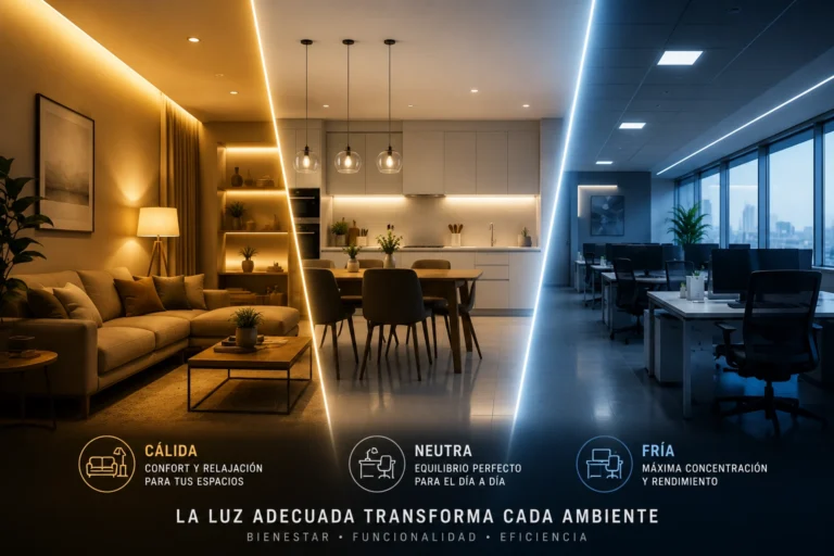 Temperatura De Iluminación: Cómo Elegir La Luz Ideal Para Cada Espacio