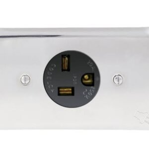 TOMA INCRUSTAR  2x20A 250V PATA TRABADA-CODELCA