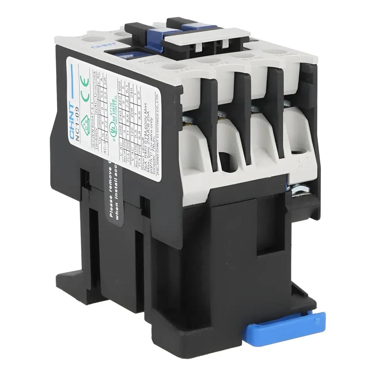 CONTACTOR CHINT 9Ac3 -20Ac1 220V 1NA - REF: NC1-09.10