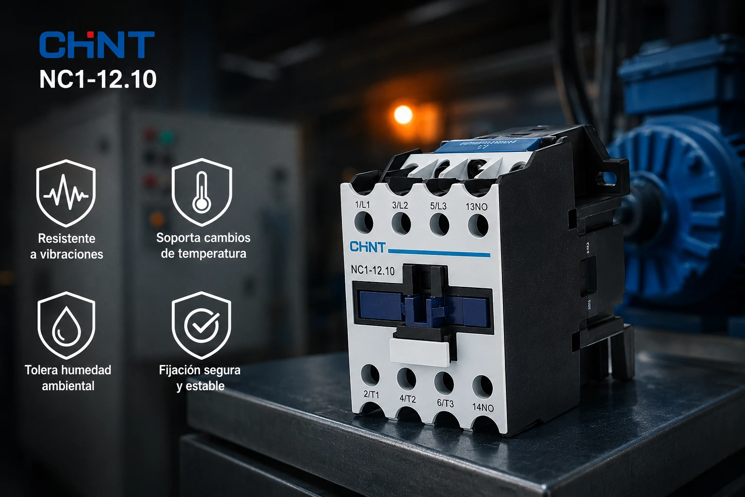 CONTACTOR CHINT 12Ac3-20Ac1 220V 1NA