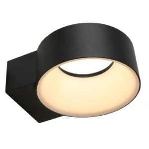 Aplique pared 8W 3000K 600LM ALU aachen ii negro tl Tecnolite ref. 8HLED1180MV30N
