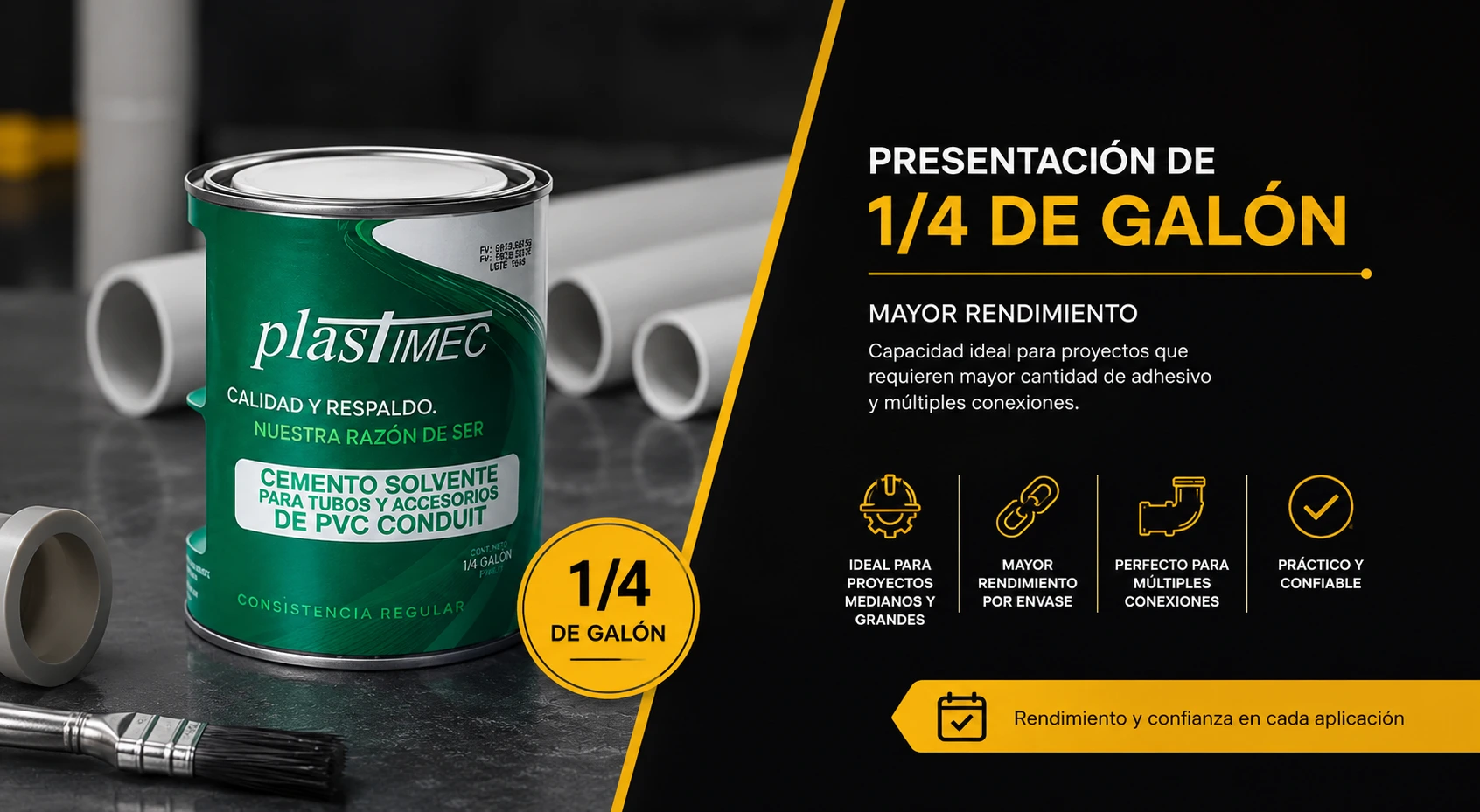 Soldadura Pvc Conduit Plastimec 1/4 Gl Sec 2Hr Plastimec C-12