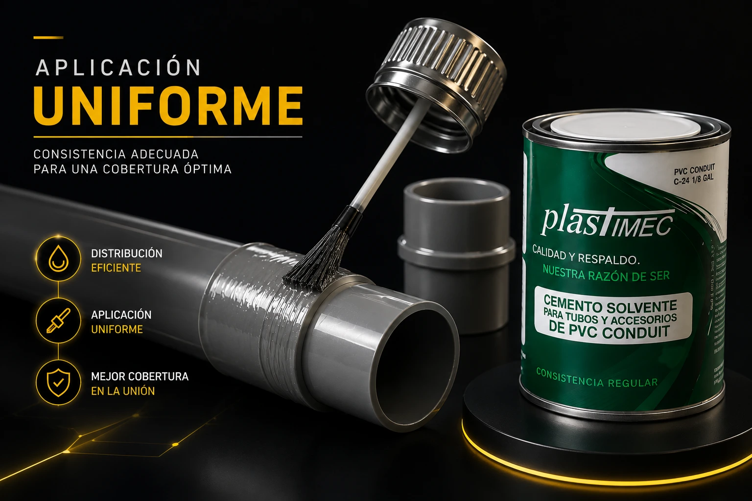 Soldadura Pvc Conduit Plastimec 1/8 Gl Sec 2Hr Plastimec C-24