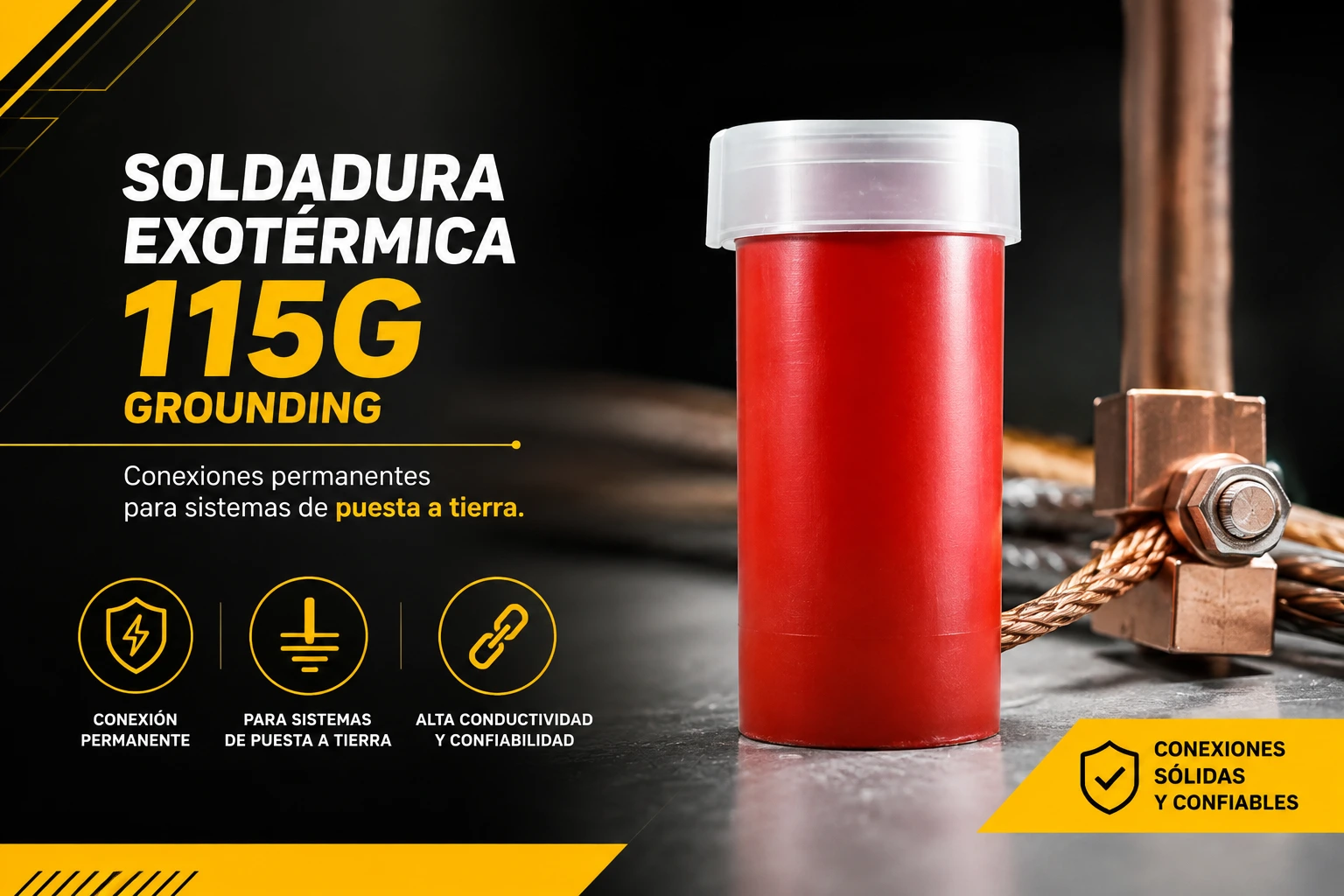 Soldadura Exotermica 115G Groundinegro