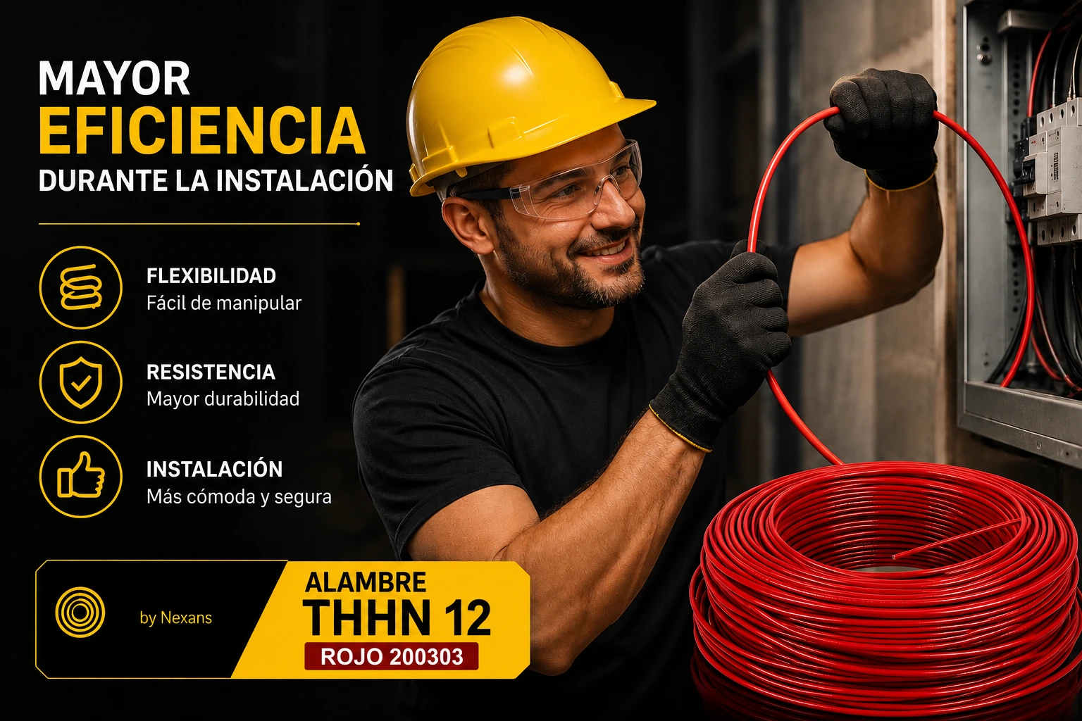Alambre Thhn 12 Rojo Centelsa 200303