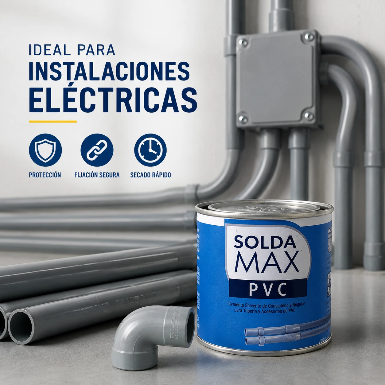 Soldadura PVC Conduit Pavco 1_16 galón seca 5 minutos ref. 2910002