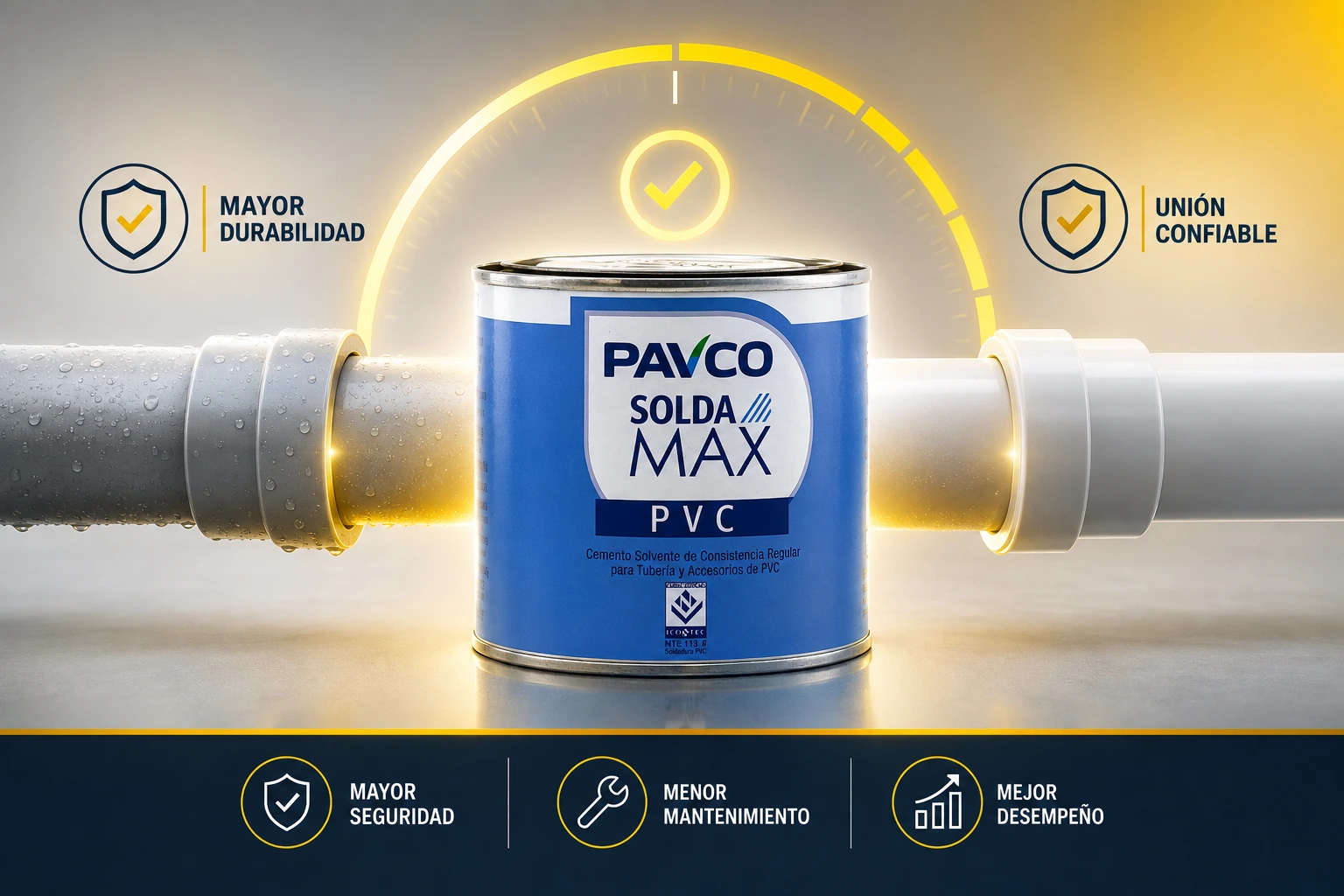 oldadura PVC Conduit Pavco 1_16 galón seca 5 minutos ref. 2910002 