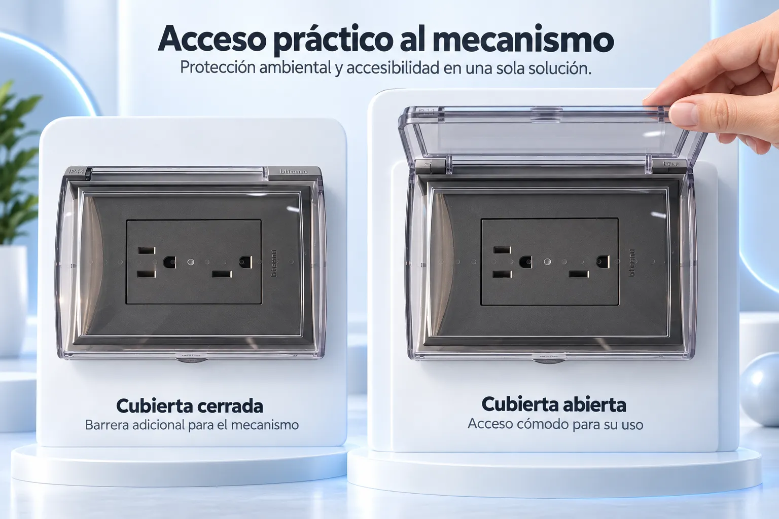 Cubierta Intemperie L&Amp;L-Ln- Axo-Gl-Fu-Ax-Clk Ref. Bticino