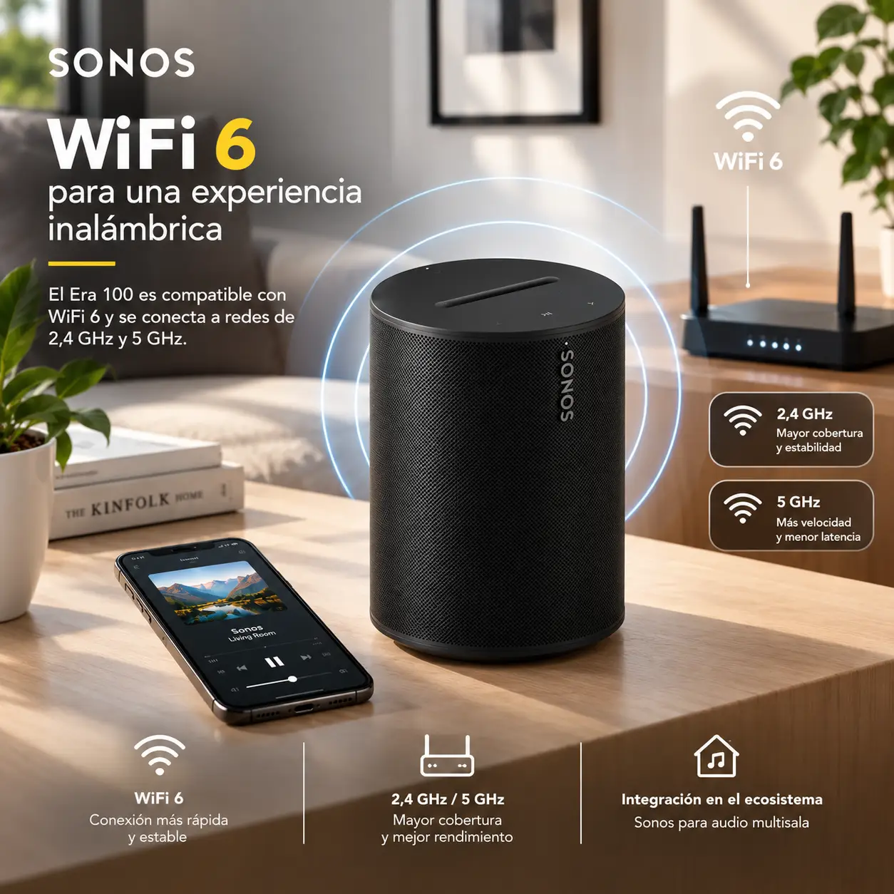 Sonos Era 100 Negro